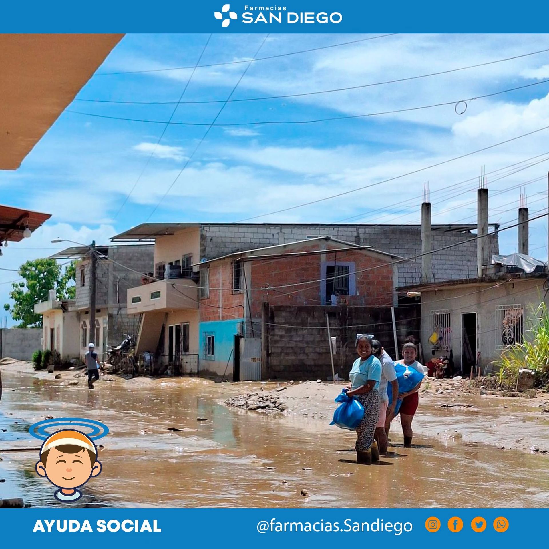 Entrega de ayuda